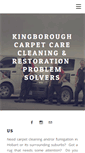 Mobile Screenshot of kingboroughcarpetcare.com.au